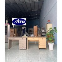 Bàn làm việc gỗ ván ép phủ melamine kích thước 1m 1m2 giá rẻ - giao hàng toàn quốc nhanh chóng