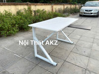 Bàn làm việc – học tập chân K trắng1200x600, gỗ MFC các màu