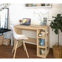 Bàn làm việc ✨ HOT ✨ Bàn học kèm kệ sách đa năng gỗ lắp ghép