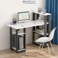 Bàn làm việc kèm kệ sách đa năng gỗ MDF phủ melamin , thương hiệu Heaven - HV289