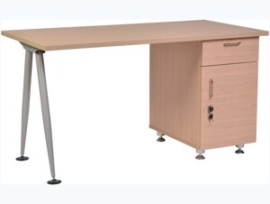 Bàn làm việc mặt gỗ HR140HLC8