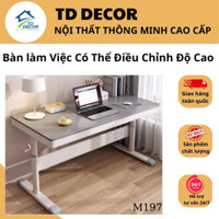 Bàn Làm Việc Nâng Hạ Chiều Cao Thủ Công, Bàn Học Điều Chỉnh Độ Cao , Bàn Làm Việc Thông Minh M197