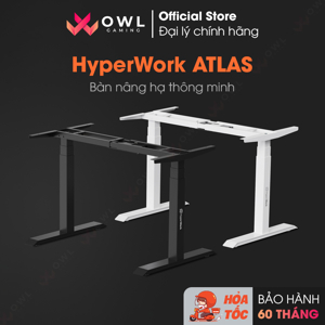 Bàn làm việc nâng hạ thông minh HyperWork Atlas