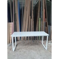 Bàn làm việc nhân viên văn phòng, bàn chân sắt dài 1m6