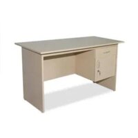 Bàn làm việc văn phòng có hộc tủ liền gỗ MFC 1m2 – BLVGVP16