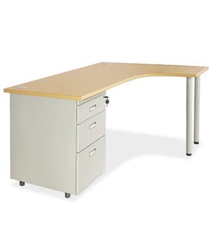 Bàn làm việc văn phòng lượn góc trái NT190 BLP16CT-HS3