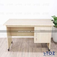 Bàn làm việc văn phòng TOZ 1m2 x 0,6m, bàn gỗ hộc treo học sinh, sinh viên chính hãng - Classic BHT02