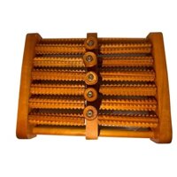 Bàn lăn chân gỗ Massage 6 hàng ( 31 x 24 x 10 cm)