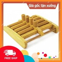 Bàn lăn chân gỗ/Lăn massage Chân loại lớn 5 hàng -