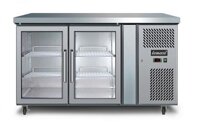 Bàn lạnh quầy Bar 2 cánh kính