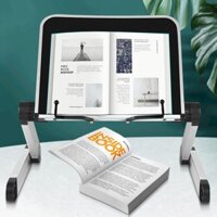 Bàn laptop, kệ đọc sách, đọc kinh trên giường, ghế sofa hợp kim nhôm xếp gọn thiết kế công thái học chống mõi, chống cận