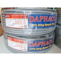 BÁN LẺ 30M - Dây điện đôi bọc tròn 2x2.5 Daphaco