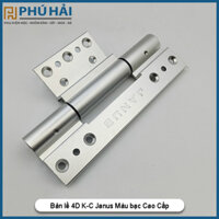 Bản lề 4D khung cánh Janus Màu bạc Cao Cấp dùng cho cửa gỗ, cửa đi