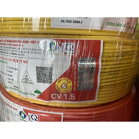 BÁN LẺ 50M - Cadivi dây điện Cadivi 1.5 đơn 7 sợi (GIAO MÀU NGẪU NHIÊN)