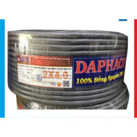 BÁN LẺ 50M DÂY ĐIỆN ĐÔI BỌC XÁM DAPHACO 2x4.0 - 100% Lõi Đồng Nguyên Chất