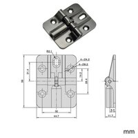 Bản lề bàn gấp có thể điều chỉnh 180° Bản lề khóa cho bàn và khóa cửa