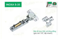Bản lề Cariny INOXA S35 Inox 304 giảm chấn