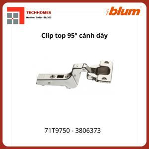Bản lề CLIP top góc mở 95° dành cho cửa dày 24 - 32mm Blum 71T9750