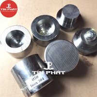 Bản lề cối xoay 360° Ø50 - Inox 304 - Bộ 4 dùng cho cửa 2 cánh