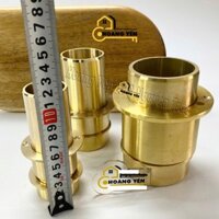 Bản lề cửa gỗ bức bàn bằng đồng, Bản lề cối xoay cửa bức bàn nhà gỗ 360 độ, phi 34,45,60mm