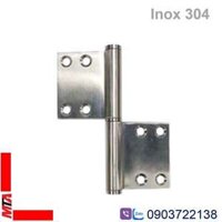 Bản lề cửa Inox Hafele 926.13.900 mạ inox mờ tải trọng 40 kg với 3 bản lề