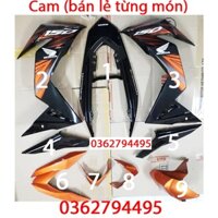 [Bán lẻ] Dàn áo Winner V1 Cam đen Zin chính hãng Honda