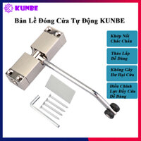 Bản Lề Đóng Cửa Tự Động Mẫu Mới KUNBE Điều Chỉnh Lực Đẩy Dễ Dàng, Không Gây Hư Hỏng Cửa - Màu Bạc