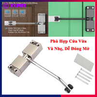 Bản Lề Đóng Cửa Tự Động Mẫu Mới KUNBE Phù Hợp Cửa Vừa Và Nhẹ Dễ Đóng Mở Không Gây Hư Hỏng Cửa - Màu Bạc