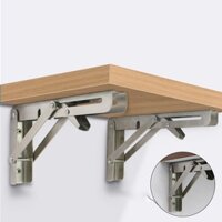 Bản Lề Gập Thông Minh, Giá Đỡ Treo Tường Inox, Bản Lề Gập INOX 25-30-35-40-50cm - Bảo hành 12 tháng .