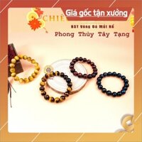 [Bán Lẻ - GIÁ SỈ] Vòng Tay Phong Thủy Đá Mắttt Hổ Tự Nhiên Nam Nữ Mệnh Kim Mộc Thủy Hỏa Thổ - Tổng Kho Sỉ Phong Thủy
