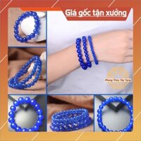 [Bán Lẻ - GIÁ SỈ] Vòng tay phong thủy đá MNao Xanh Lam   may mắn tài lộc nam nữ mệnh Thủy Mộc - Tổng Sỉ Phong Thủy