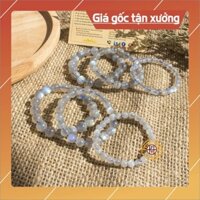 [Bán Lẻ - GIÁ SỈ] Vòng Tay Phong Thủy Đá XàCừ - Hắc Nguyệt Quang   nam nữ mệnh Kim Mộc Thủy Hỏa Thổ - Tổng Sỉ Phong Thủy