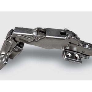 Bản lề giảm chấn lắp cong nửa góc mở 165 độ Garis GH04B