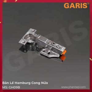 Bản lề giảm chấn lắp cong nửa Garis GH09B
