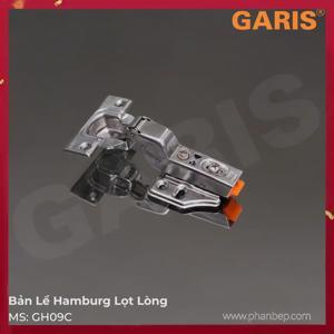 Bản lề giảm chấn lắp cong toàn phần Garis GH09C