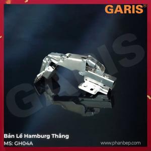 Bản lề giảm chấn lắp thẳng góc mở 165 độ Garis GH04A