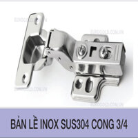 Bản lề inox 304 giảm chấn lắp cong 3/4 Eurogold WP03