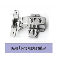 Bản lề inox 304 giảm chấn lắp thẳng Eurogold WP01