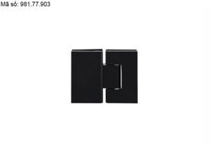 Bản lề kính - kính 180 độ đen mờ Hafele 981.77.903