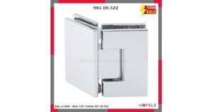 Bản lề kính - kính cabin tắm 135 độ Hafele 981.00.522