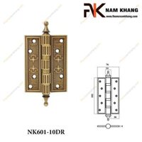 Bản lề lá dạng hoa văn màu đồng vàng viền đen NK601-10DR (Màu Đồng Vàng)