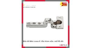 Bản lề Metalla mini trùm nửa Hafele 311.01.071