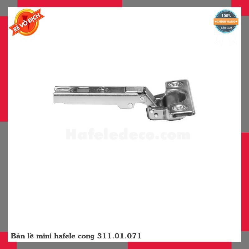 Bản lề Metalla mini trùm nửa Hafele 311.01.071