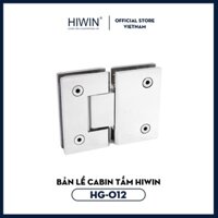 Bản lề phòng tắm kính 180 độ cân mặt gương inox 304 Hiwin HG-012