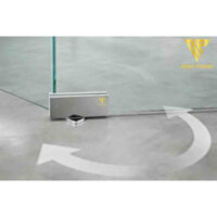 Bản lề sàn cửa kính cường lực - bản lề dương sàn không chôn
