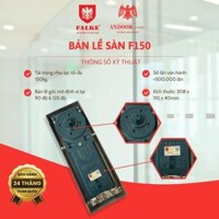 Bản lề sàn cửa kính thủy lực - FALKE
