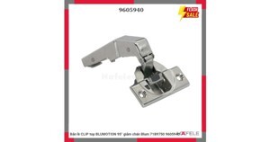Bản lề tích hợp giảm chấn góc mở 95°dành cho cửa dày 24 - 32mm Blum 71B9750