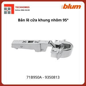 Bản lề tích hợp giảm chấn góc mở 95° dành cho cửa khung nhôm Blum 71B950A (Niken)