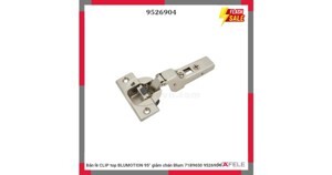 Bản lề tích hợp giảm chấn góc mở 95°dành cho cửa dày 24 - 32mm Blum 71B9650