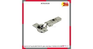 Bản lề tích hợp giảm chấn góc mở 95°dành cho cửa dày 24 - 32mm Blum 71B9550